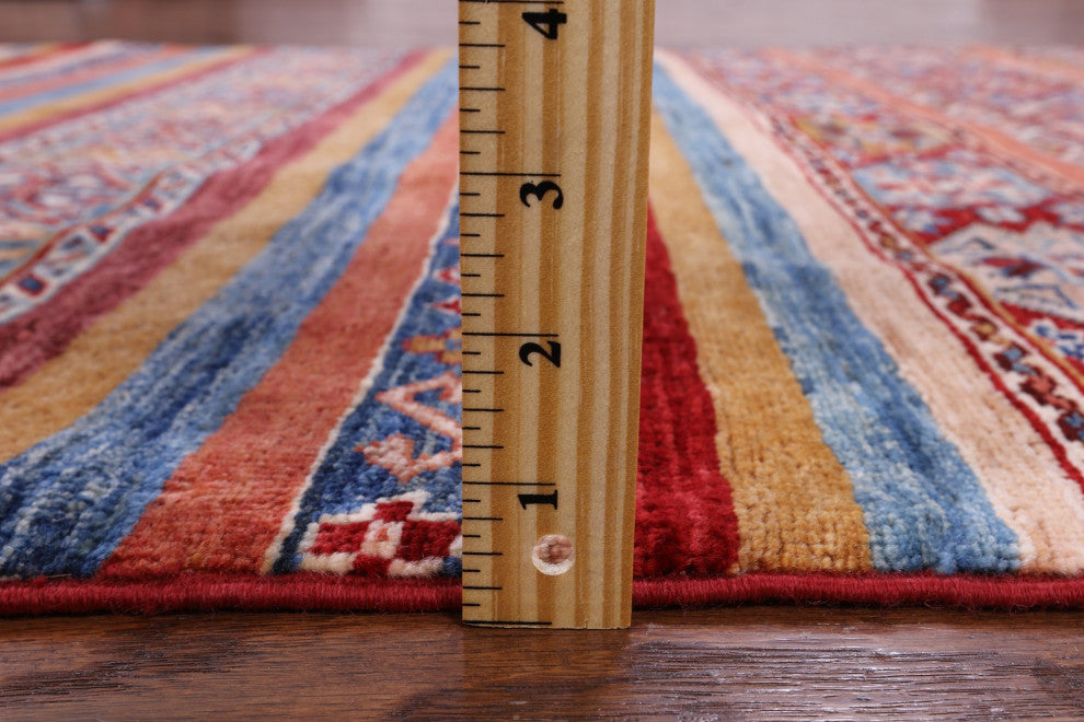 Hand-Knotted Super Kazak Khorjin Rug 3' 11" X 5' 7" Q5227
