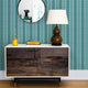 Herringbone Two Tone Peel and Stick Vinyl Wallpaper, Teal, 24"w X 60"h