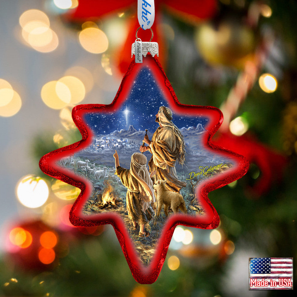 Guiding Light Glass Ornament
