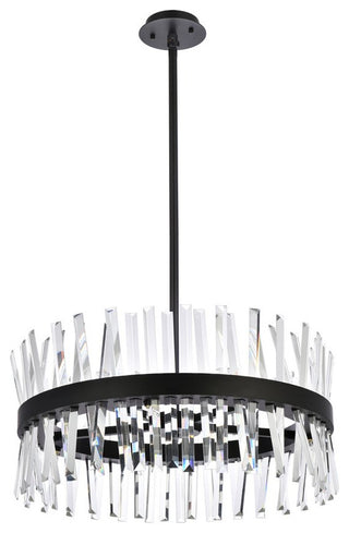 Modern Black 14-Light Pendant