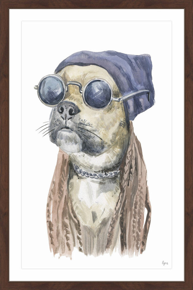 "Rockstar" Framed Painting Print, 20"x30"