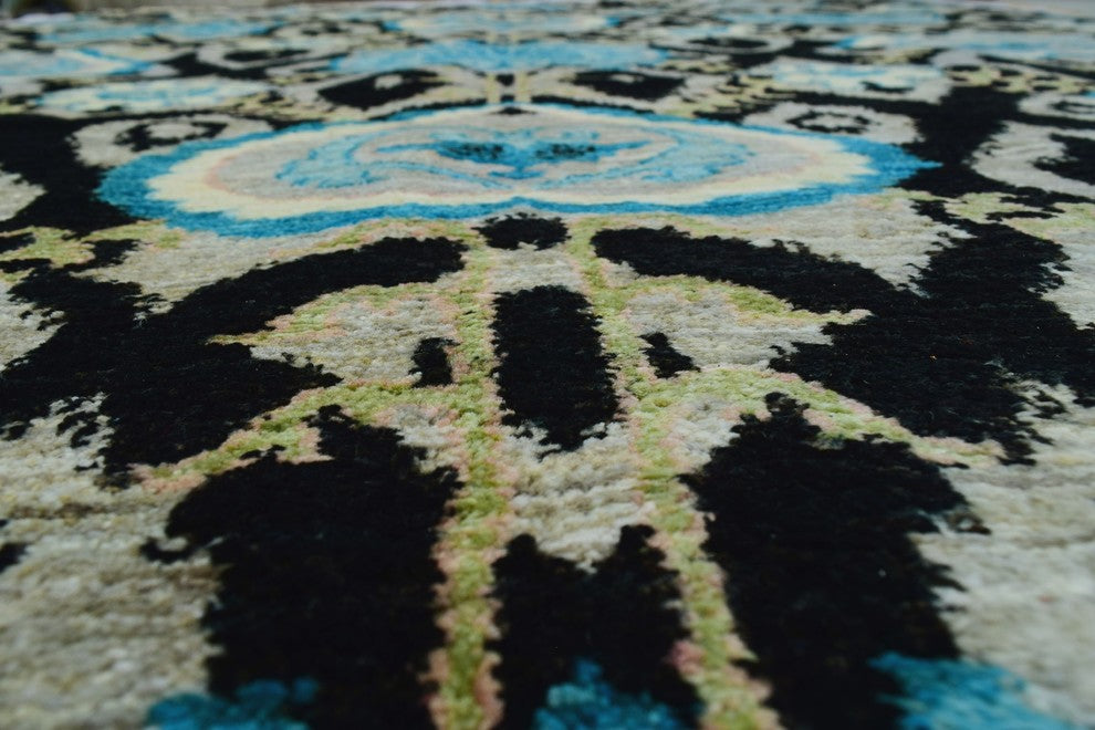 Aria Fine Chobi Elaina Black Rug 8'2"x10'0"