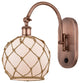 Innovations 518-1W-AC-G121-8RB-LED 1-Light Sconce, Antique Copper