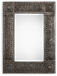 40" Farmhouse Brown Rectangle Mirror