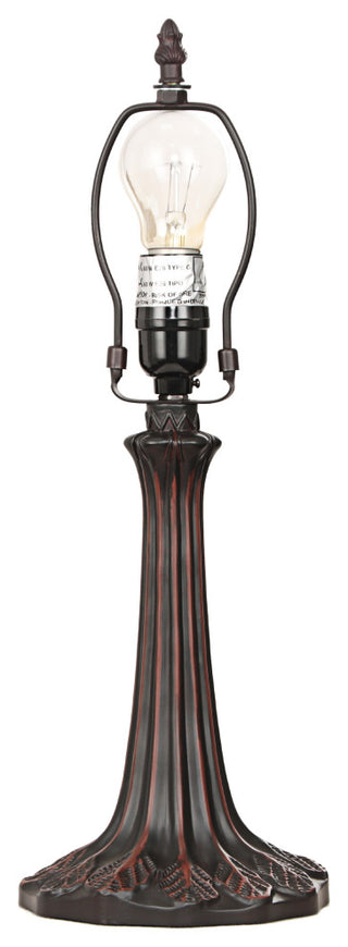 Empress Tiffany-Style Dark Bronze 1 Light Table Lamp 12" Shade