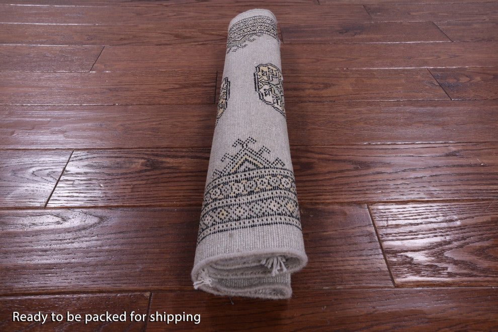 Handmade Signed Silky Bokhara Wool Rug 2' 0" X 3' 0" - Q13868