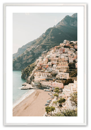 Opaque White 24" x 36" Coastal Euphoria Framed Print