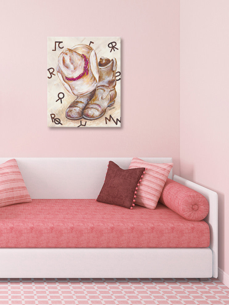 Marmont Hill, "Branding" by Reesa Qualia Painting Print on Wrapped Canvas, 40x52