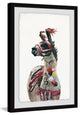 "Dark Llama" Framed Painting Print, 20"x30"