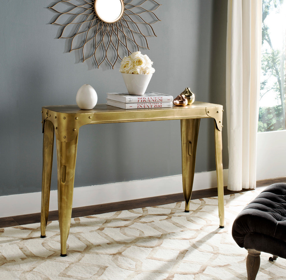 Safavieh Classic Iron Console Table, Gold
