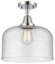 INNOVATIONS LIGHTING 447-1C-PC-G74-L X-Large Bell Flush Mount