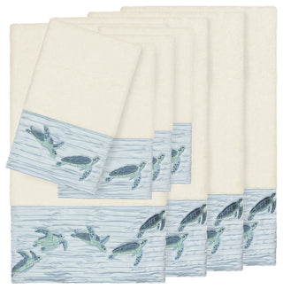 Mia 8 Piece Embellished Towel Set