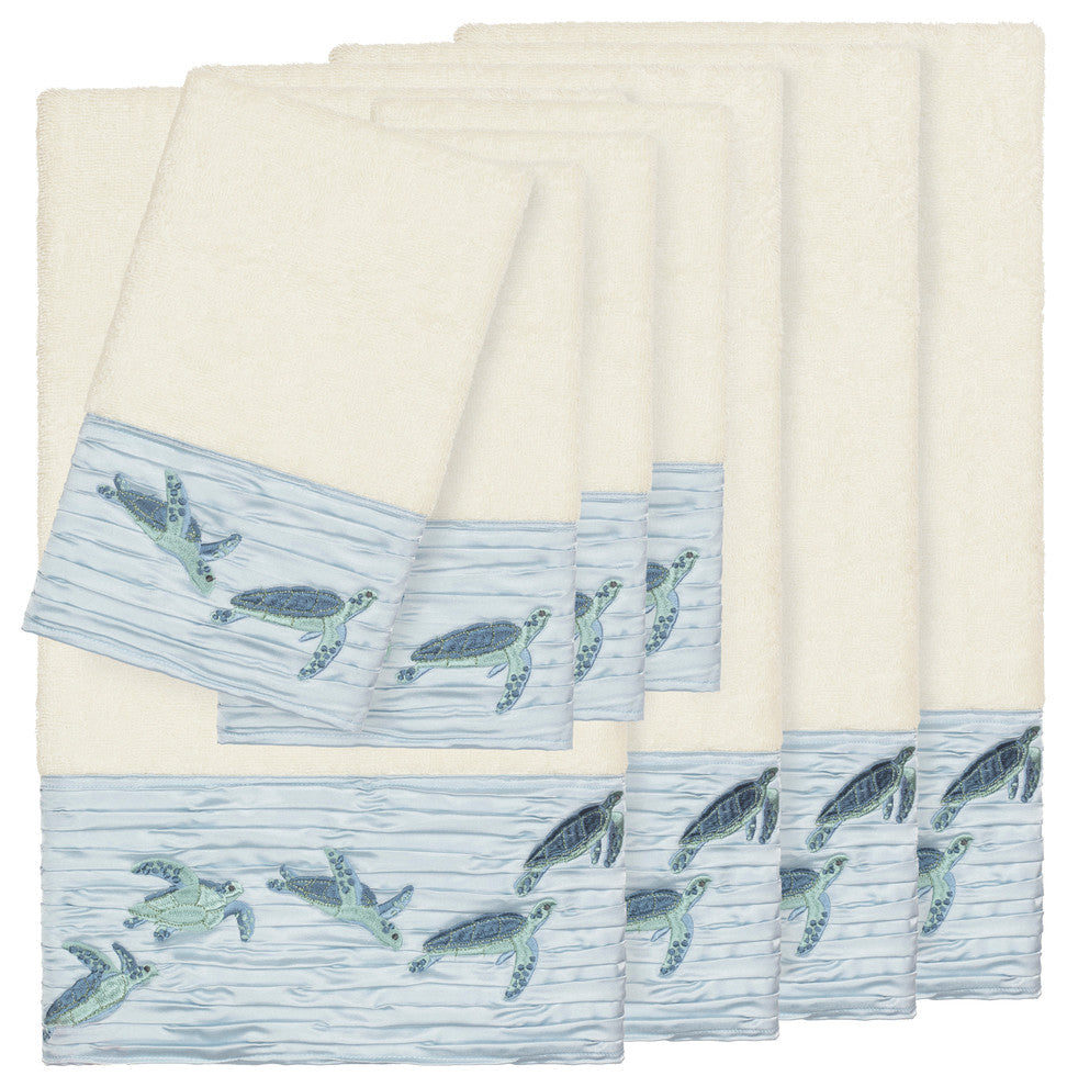 Mia 8 Piece Embellished Towel Set