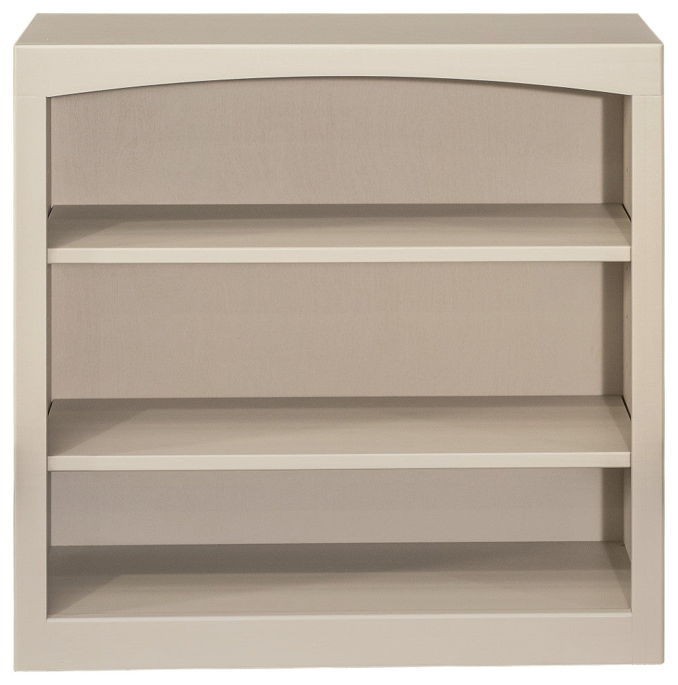 Solid Wood Bookcase, 30"x30", Sand Dollar