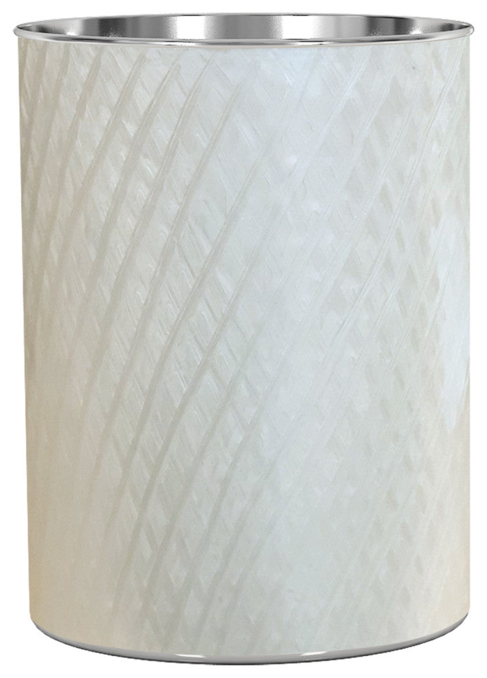 nu steel Almere Enamel Metal Waste Basket