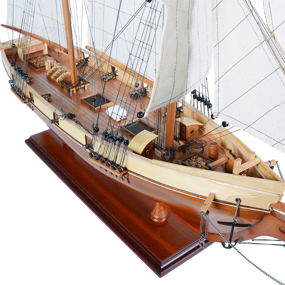 Harvey Museum-quality Fully Assembled Wooden Model Ship