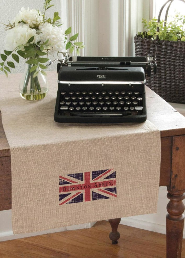 Downton Abbey Natural Beige Decorative Table Runner