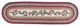 Cranberries Oval Patch Runner 13"x48"