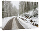 Snow Storm at Piornedo Spain, Large Landscape Canvas Art, 60"x28"