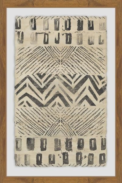 "Pattern Bazaar IV" Framed Painting Print, 12"x18"
