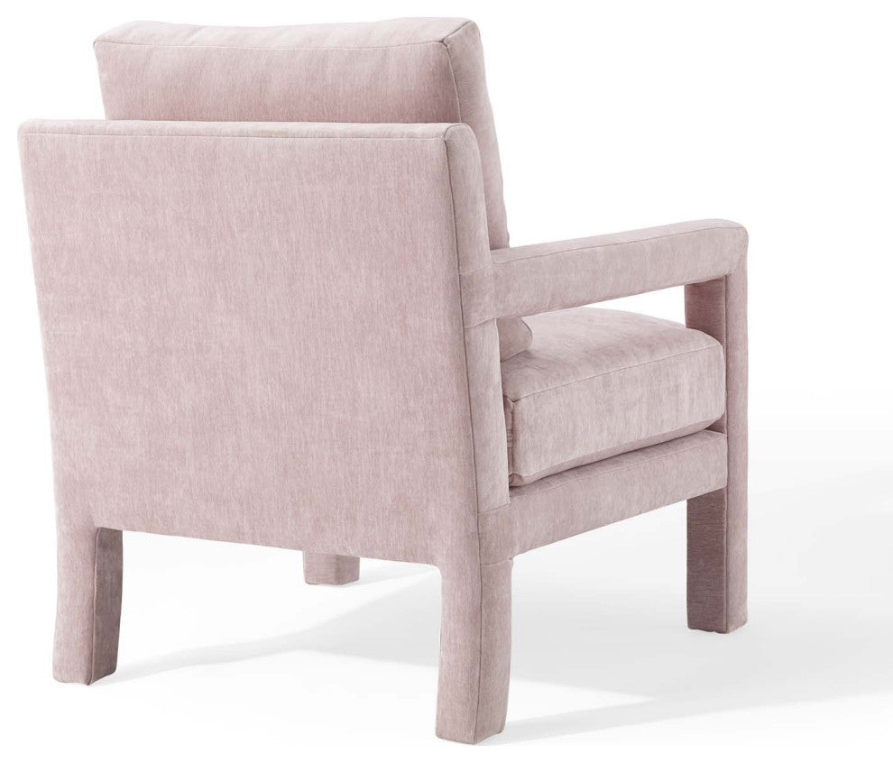 Rehearse Performance Velvet Armchair by Modway