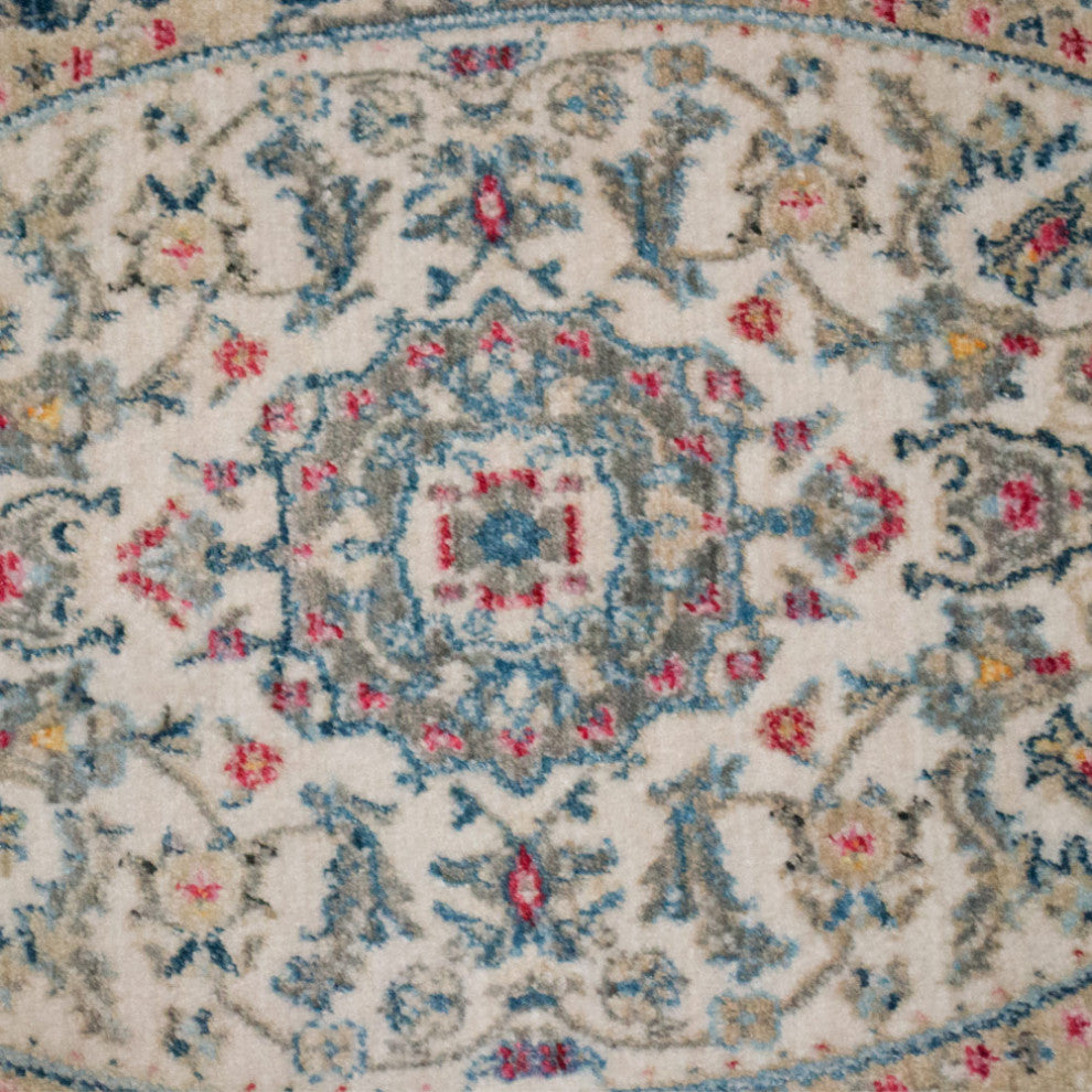 Machine Made Polyester Durable Indoor Outdoor Washable Oriental Pattern Footmat