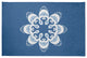 Ikat Mandala Chenille Rug, Blue, 4'x6'