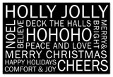 Christmas Sayings 3 16x24 Canvas Wall Art
