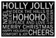 Christmas Sayings 3 16x24 Canvas Wall Art