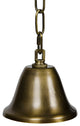 Larenta Chandelier, Antique Brass, Metal and Glass