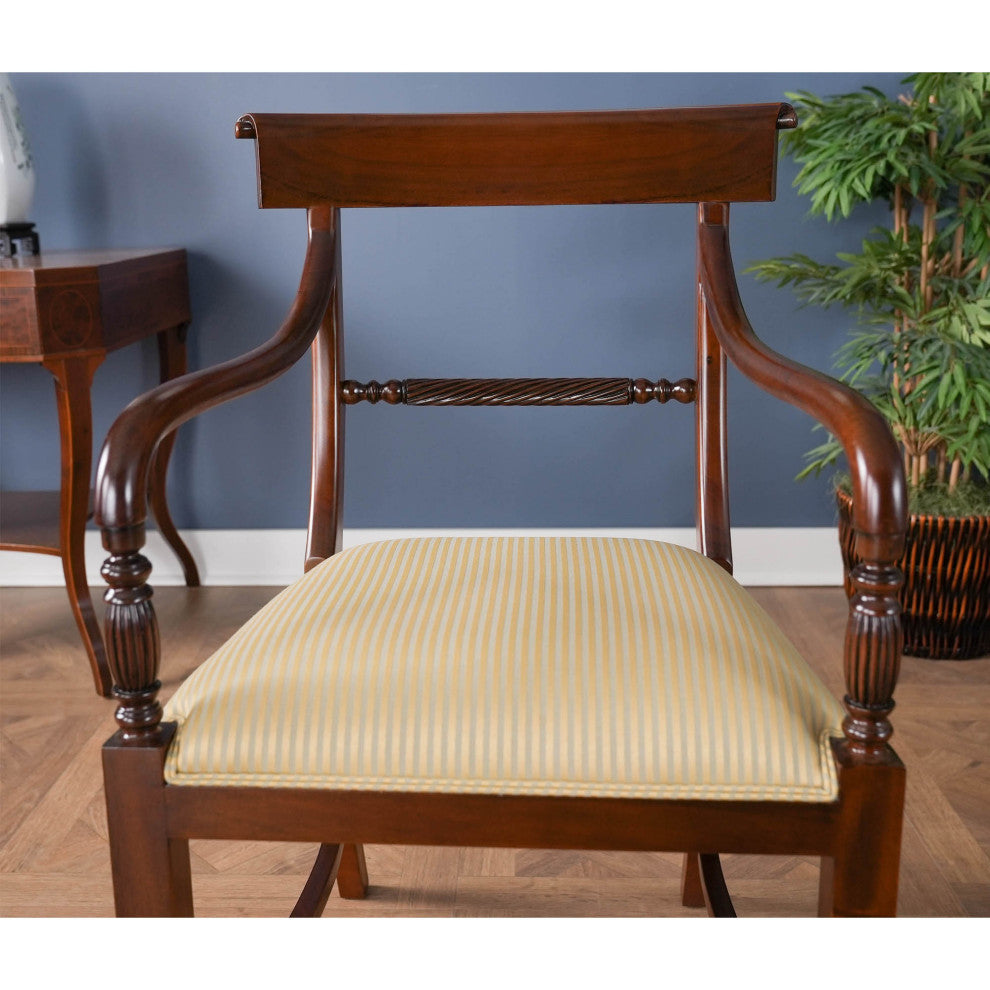 Twist Back Arm Chair
