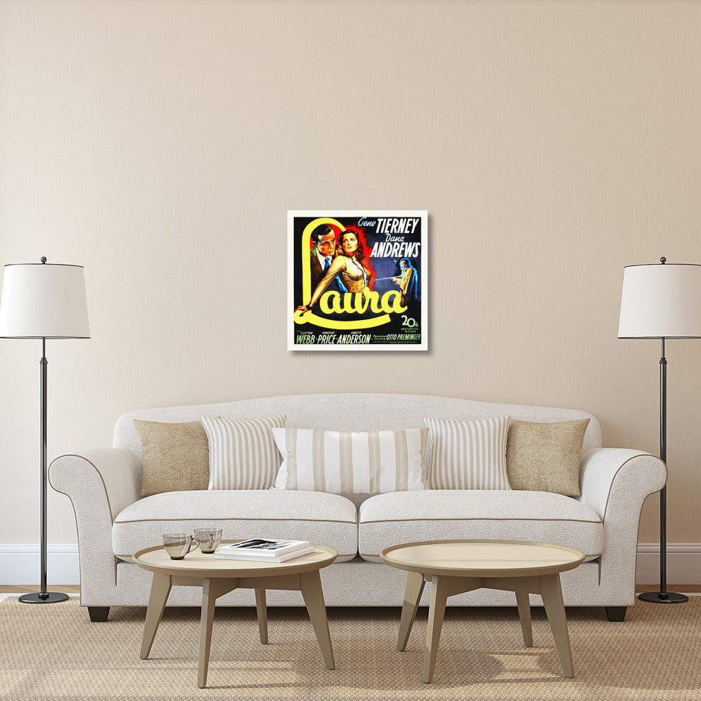 "Laura, 1944" Stretched Canvas Giclee by Hollywood Photo Archive, 30x30"