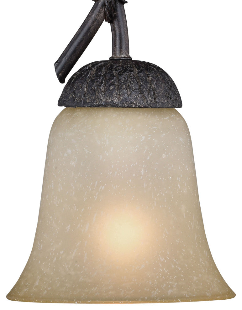 Sierra 5.75" Mini Pendant Black Walnut