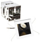 Mini Multiple LED Single-Light Remodel Housing With and-Light 4000K Flood, Black