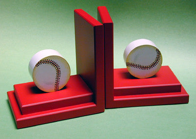 Baseball Bookends
