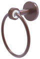 Clearview Towel Ring with Groovy Accents, Antique Copper