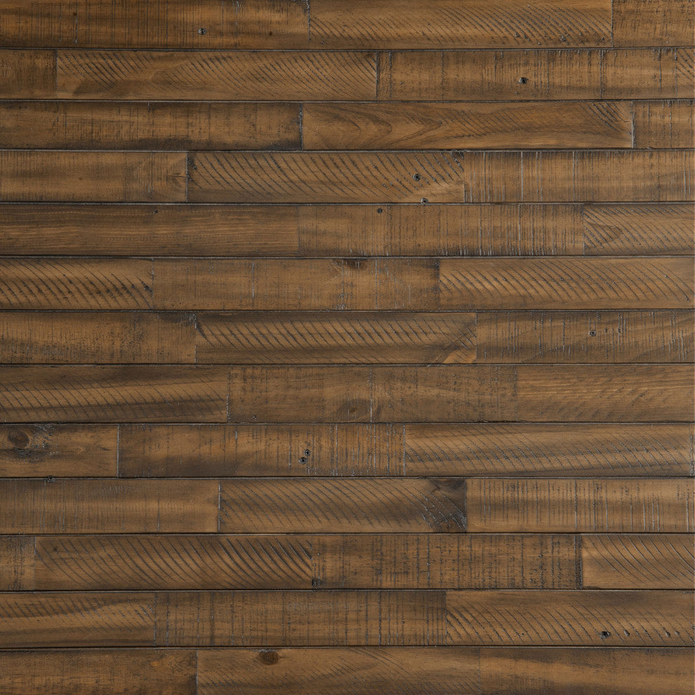 Kensington Round Solid Pine Dining Table, Walnut