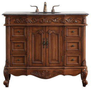 Elegant Lighting VF38842 Oakland 42" - Teak