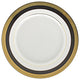 Sahara Black Salad and Dessert Plates, Set of 6