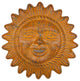 Handmade Cheeky Clay Sun, 13", Red