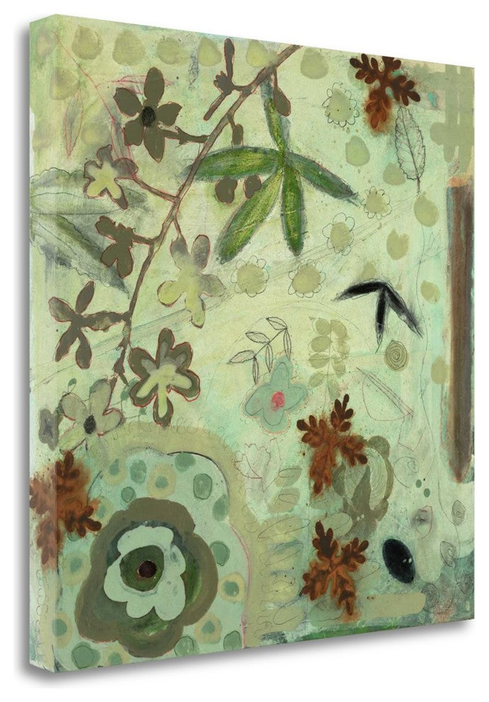 "Floral Fantasies 3" By Aleah Koury, Giclee Print on Gallery Wrap Canvas