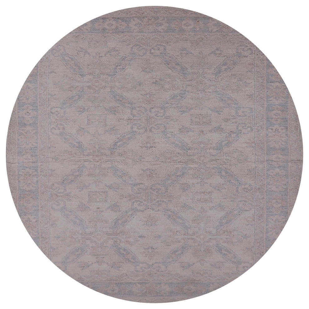 Ahgly Company Indoor Round Mid-Century Modern Area Rugs, 3' Round