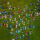 "People On Towels" Print on Canvas by Karolis Janulis