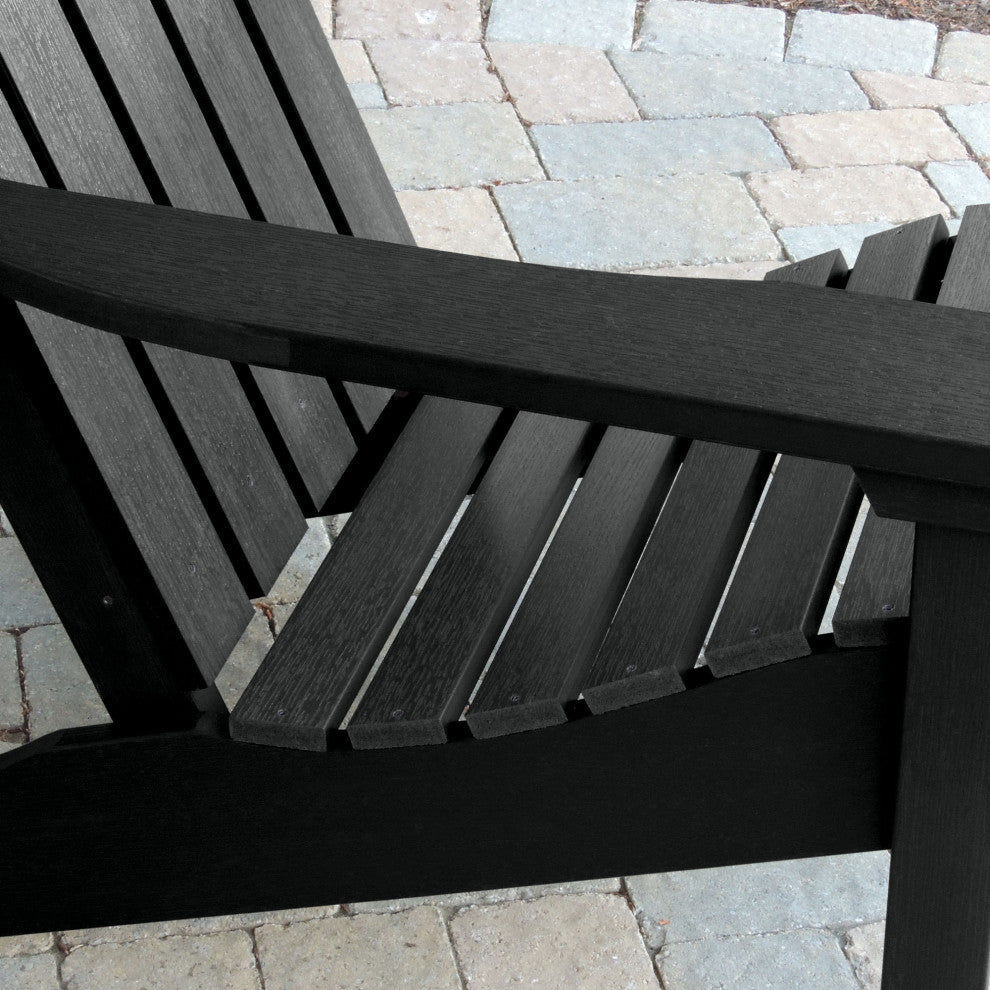 Classic Walden Adirondack Chair, Black