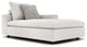 Lucerne Modular Chaise, Ashen Fabric, Ashen Fabric, Ch-Right