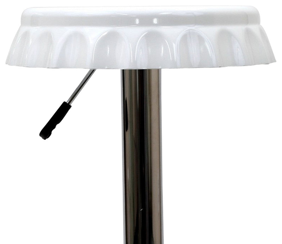 Modern Contemporary Dining Kitchen Bar Stool White