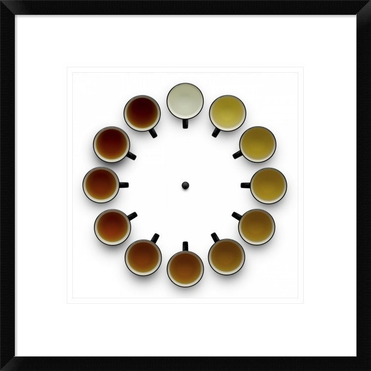 "Tea Time" Framed Digital Print by Wieteke De Kogel, 20"x20"