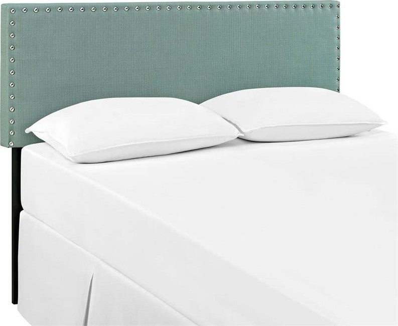 Phoebe King Upholstered Fabric Headboard