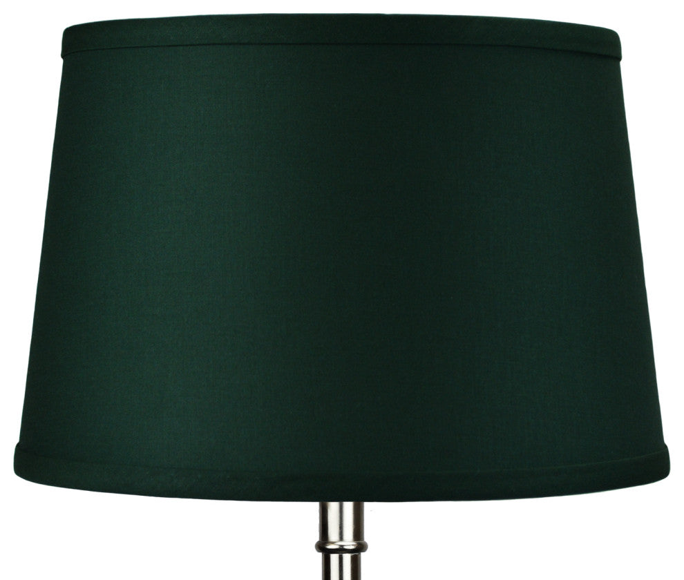 Fenchel Shades 10x12x8" Spider Attachment Empire Lamp Shade, Linen Hunter Green