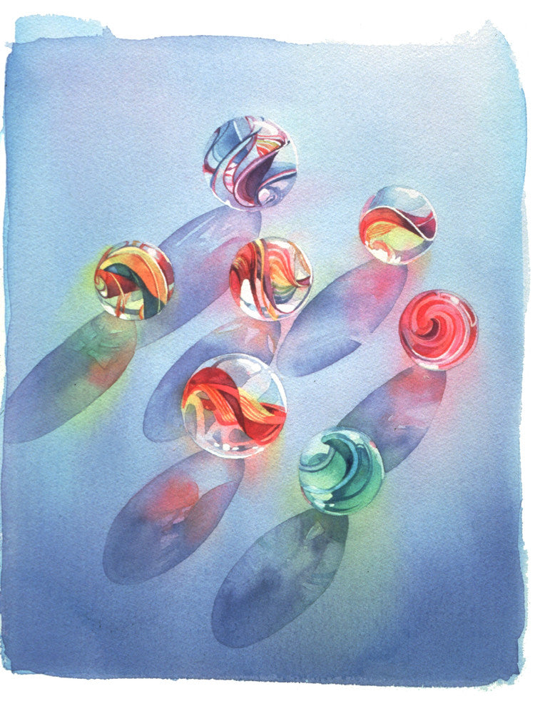 Summer Watercolor Art